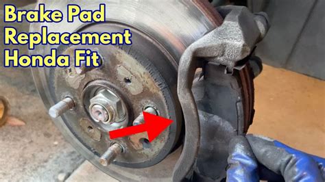 Brake Pad Replacement Honda Fit Youtube