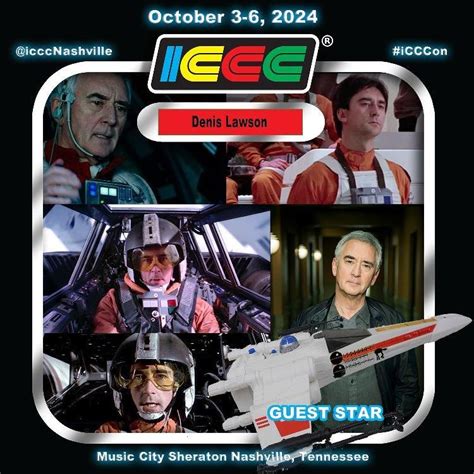 Iccc Welcomes Denis Lawson The Hero Behind ‘wedge Antilles