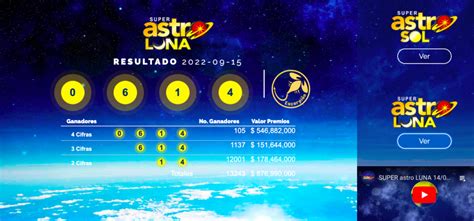 Super Astro Luna Resultados Del De Septiembre Del Y Ganadores