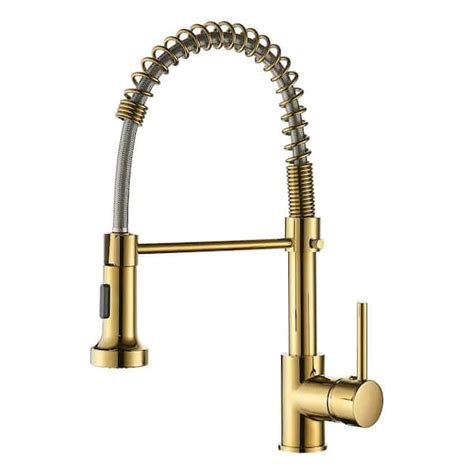 Matrix Decor Single Handle Pull Down Sprayer Kitchen Faucet With