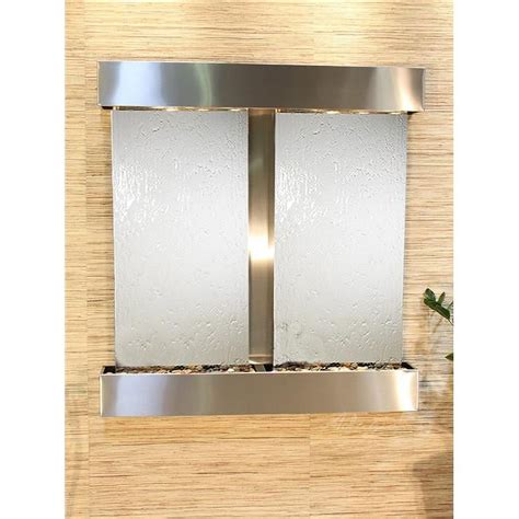 Adagio AFS2040 Aspen Falls Square Wall Fountain Stainless Steel