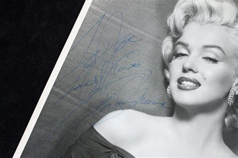 Lot Detail Marilyn Monroe Magnificent Signed Inscribed X