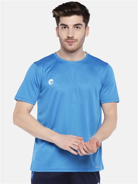 Blue Dry Fit Round Neck Men Active Wear T Shirts At Rs 1250 In Mumbai