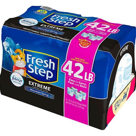 Fresh Step Extreme Clumping Cat Litter With Febreze Mountain Spring