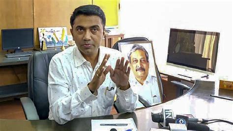 Ahead Of Goa Cabinet Reshuffle Cm Pramod Sawant Drops Four Ministers