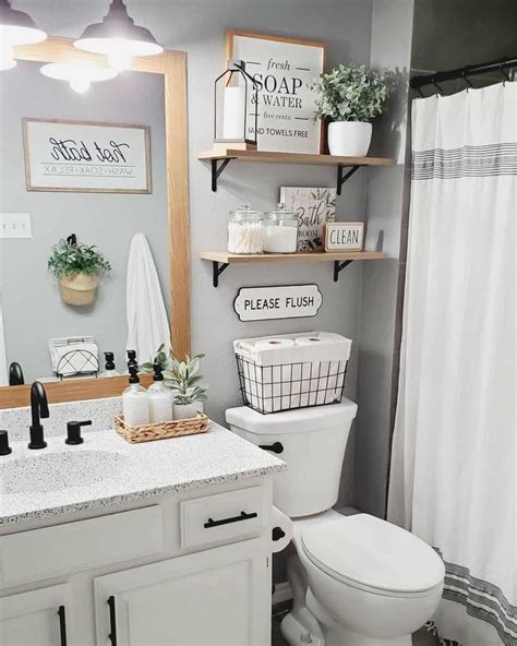 Farmhouse Guest Bathroom Ideas Soul Lane Farmhouse Bathroom Decor