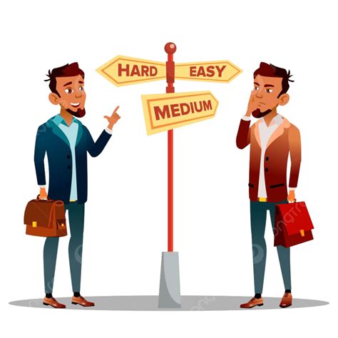 choose easy clipart png images man deciding choosing path easy device