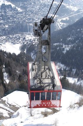 Cable Car Courmayeur Italy Editorial Stock Photo - Stock Image ...