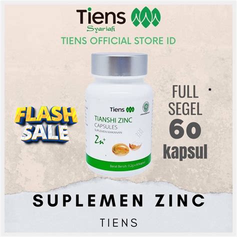 Jual Tiens Zinc Kapsul Penggemuk Badan Dan Penambah Nafsu Makan Botol