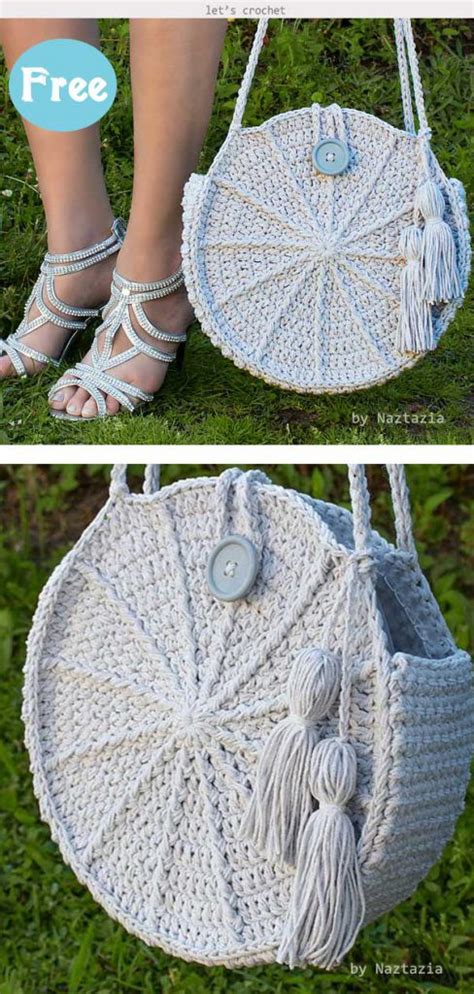 Round Purse Bag Crochet Free Pattern