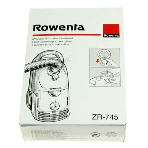 Sacs ZR745 Rowenta Dymbo Aspirateur ZR745