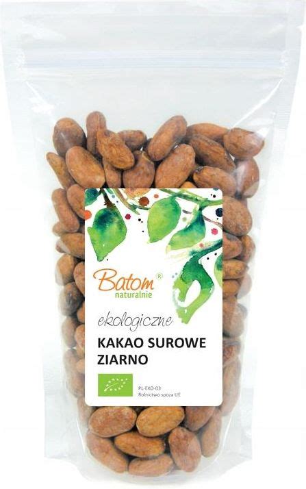 Kakao Surowe Ziarno 150g Bio Batom Ceny I Opinie Ceneo Pl