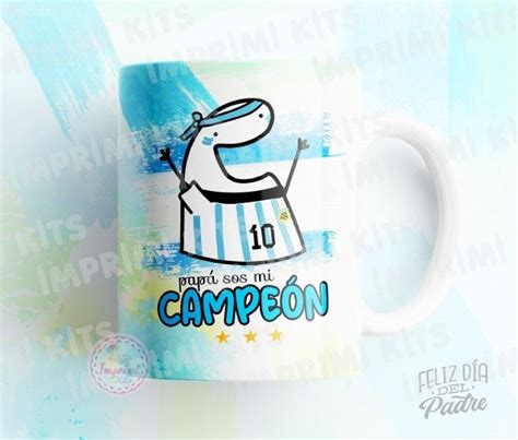 Plantillas Flork Tazas Dia Del Padre Sublimar Campeon 22 IMPRIMIKITS