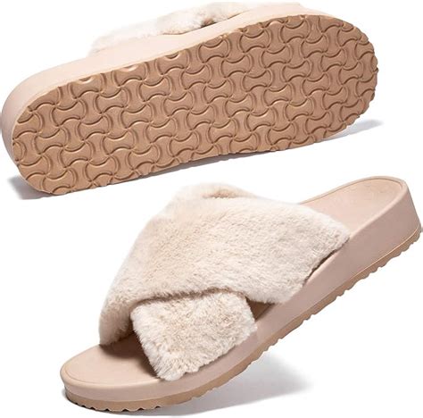 Amazon Womens Plantar Fasciitis Slippers With Cross Open Toe