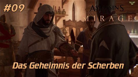 Assassin´s Creed Mirage 🦅 09 Das Geheimnis Der Scherben Ger Youtube