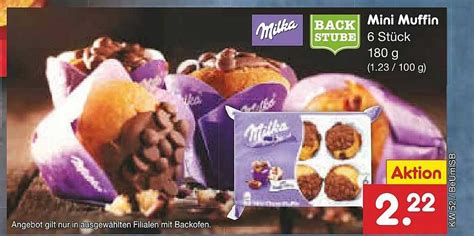 Milka Mini Muffin Angebot Bei Netto Marken Discount