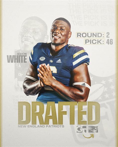 White Selected in Second Round of NFL Draft – Football — Georgia Tech ...