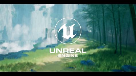 Ue Stylized Landscape Waterfall Youtube