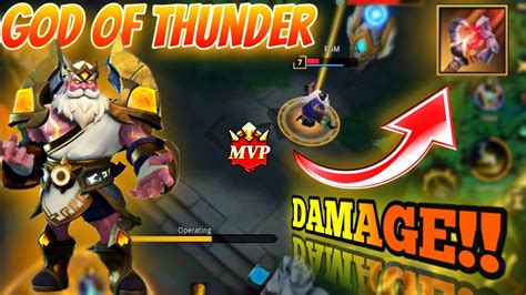 Auto Chess Moba God Of Thunder INSANE Damage Zeus GAMEPLAY