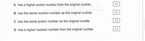 Solved A Nuclide Decays Through A Radioactive Decay Chain Four B