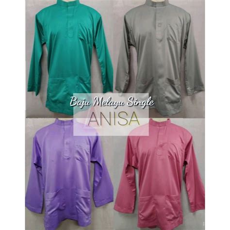 BAJU MELAYU CEKAK MUSANG PESAK BAJU SAHAJA Shopee Malaysia