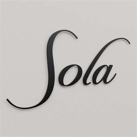 Sola Salon Signs