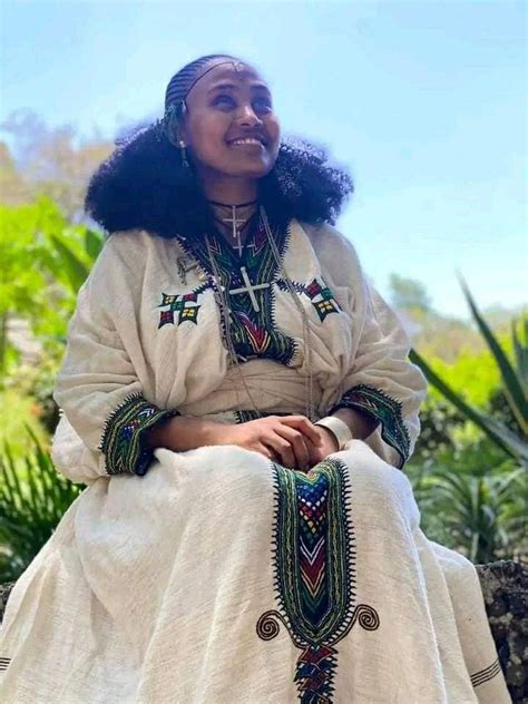 Gojjam Amhara Ethiopian Women Amhara Traditional Outfits