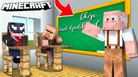 MINECRAFT ale DZIADEK ZBUDOWAŁ PRAWDZIWĄ SZKOŁĘ szok YouTube