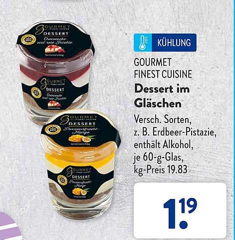 Gourmet Finest Cuisine Dessert Im Gl Schen Angebot Bei Aldi S D