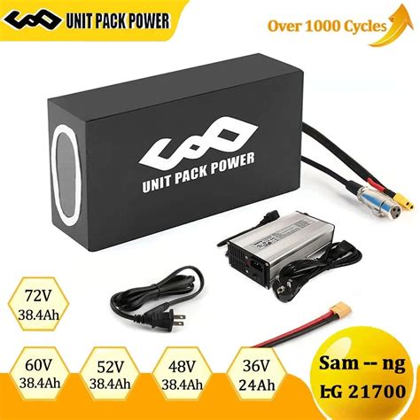 Batterie Ebike 21700 L G 72V 30AH 60V 24AH 52V 48V 36V Pour V Lo