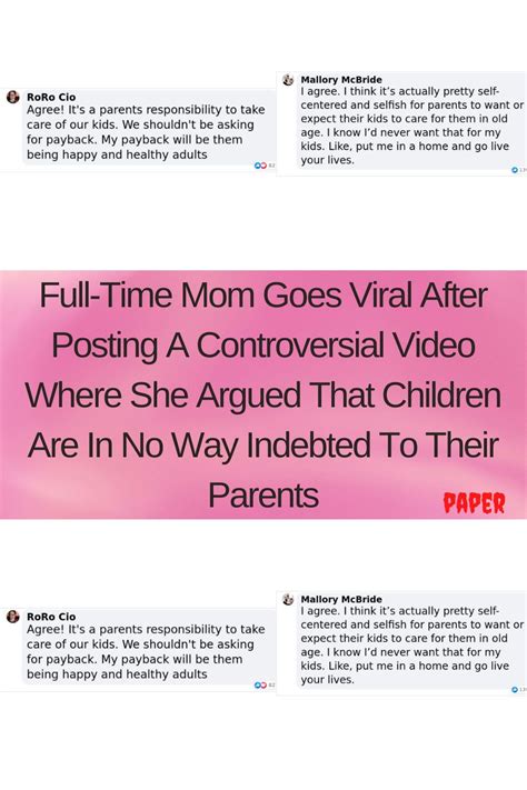 Full Time Mom Goes Viral After Posting A Controversial Video Where She