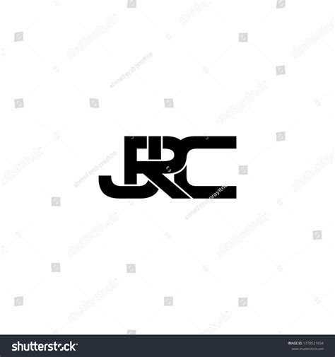 Jrc Letter Original Monogram Logo Design Stock Vector (Royalty Free ...