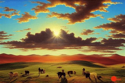 Inner Mongolia, Grassland, Sun and Sky : r/StableDiffusion