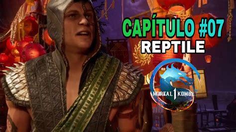 Mortal Kombat 1 modo história capitulo 07 REPTILE Escapou por pouco