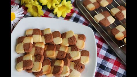 Recette de Biscuits sablé bicolores maison YouTube