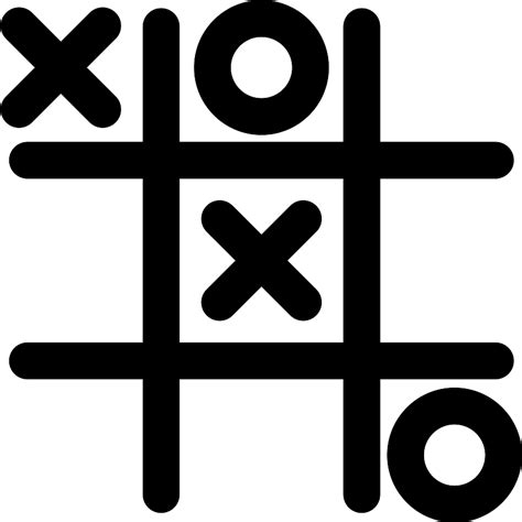 Tic Tac Toe Game Vector Svg Icon Svg Repo