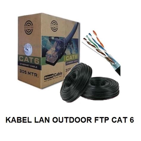 Jual Spectra Kabel Ftp Stp Outdoor Cat Cat Cat E Cat E M Shopee