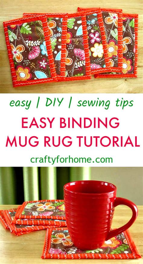 Easy Binding Mug Rug Tutorial Crafty For Home