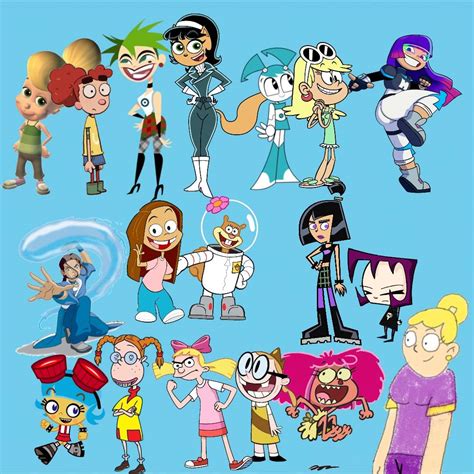 Nicktoons Girls By Chriscartoon On Deviantart