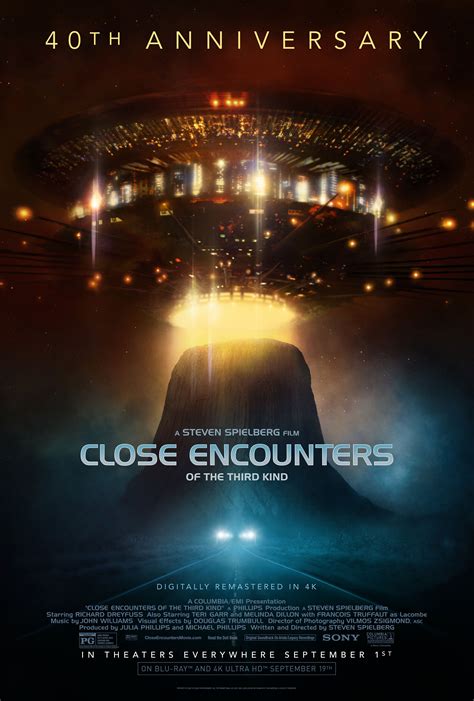 Close Encounters of the Third Kind - 40th Anniversary Trailer & Poster #closeencounters ...