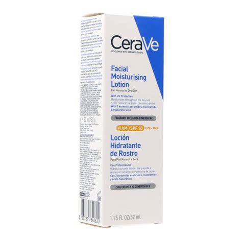 Comprar Cerave Loção Hidratante De Rostro Spf30 52 Ml Parafarmacia