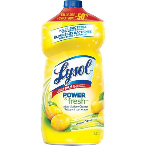 Lysol L Lemon Scent All Purpose Disinfectant And Cleaner Weeks