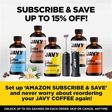 Javy Cold Brew Coffee Concentrate Bundle Instant Hot And Cold Brew Iced Coffee Drink Liquid