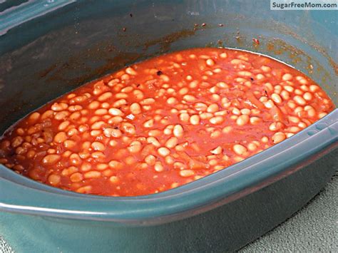 Crock Pot Baked Beans {Refined Sugar Free} | Baked beans crock pot, Cooking recipes, Baked beans