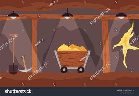 Historic Mine Shaft Underground Gold Ore Photos And Images Shutterstock