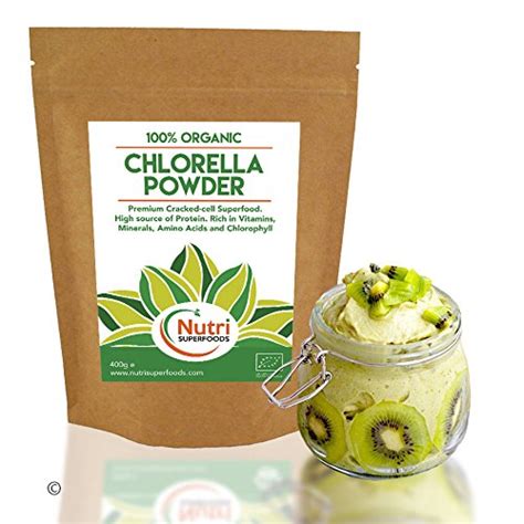 Chlorella Powder Organic High Chlorophyll Cracked Cell Vegan Plant