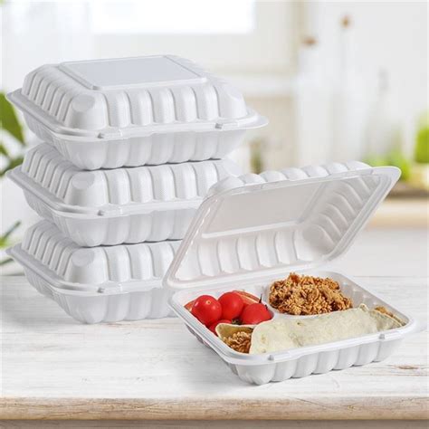 3 Compartment Hinged Lid Containers Manufacturers Suppliers And