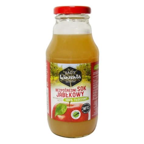 Sok Jabłkowy Tłoczony 330ml Sady Wincenta