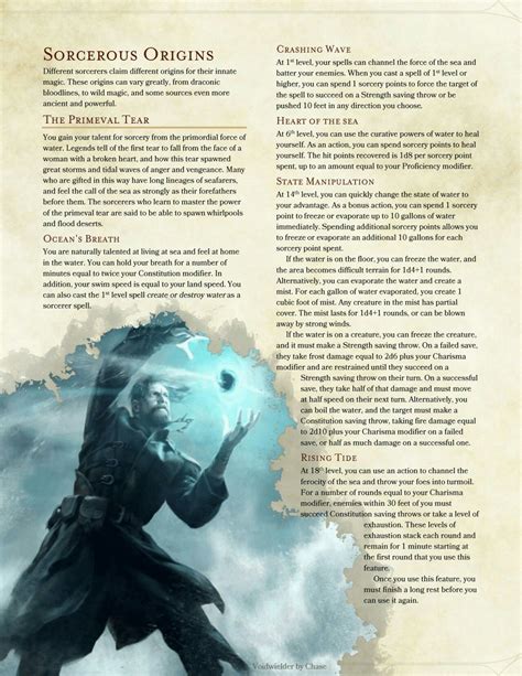 Dnd 5e Sorcerer Homebrew