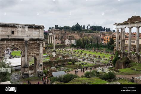 Arch of Septimius Severus Stock Photo - Alamy